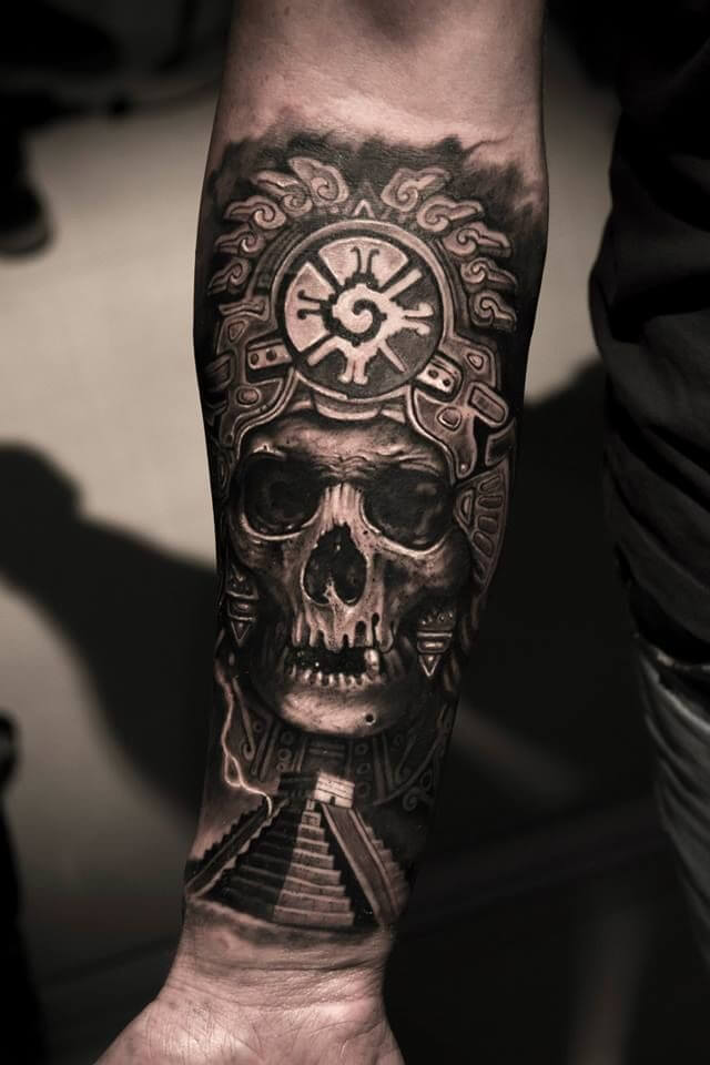 Skull Forearm Tattoo Designs(02)