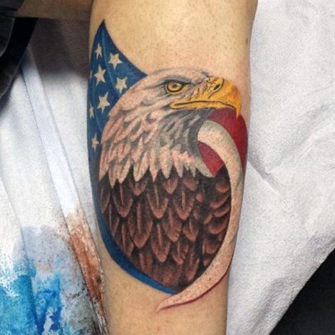 The 80 Best American Flag Tattoos for Men | Improb