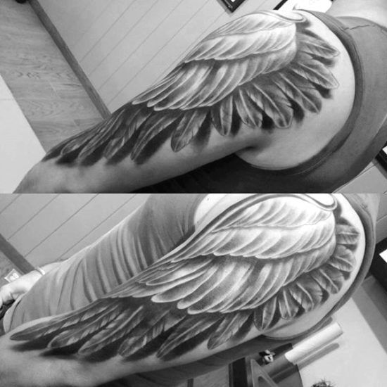 The 109 Best Wing Tattoos for Men | Improb