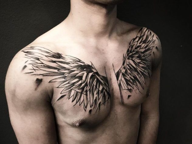 The 109 Best Wing Tattoos for Men | Improb