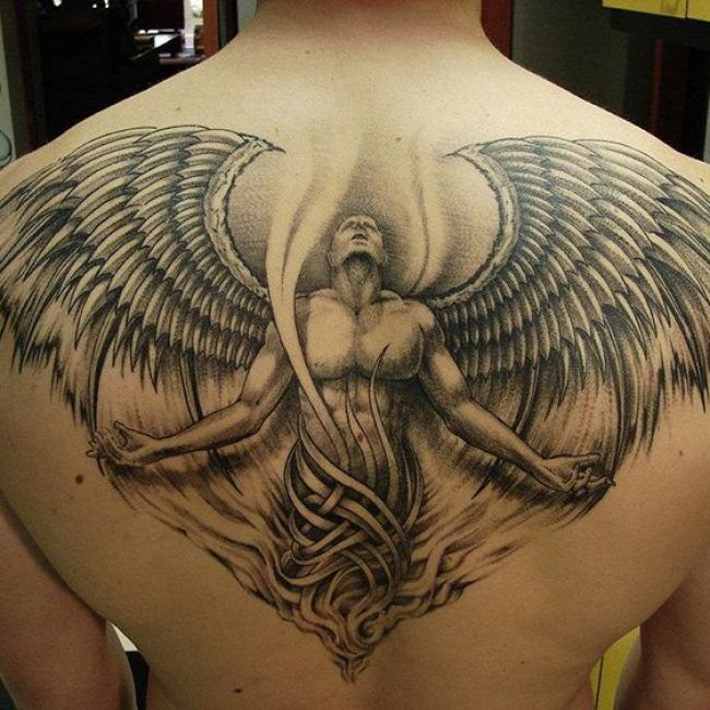 Rising Angel Tattoo