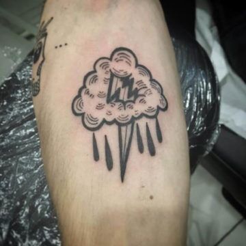 The 85 Best Cloud Tattoos for Men | Improb
