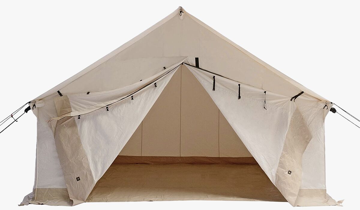 white duck alpha wall canvas tent