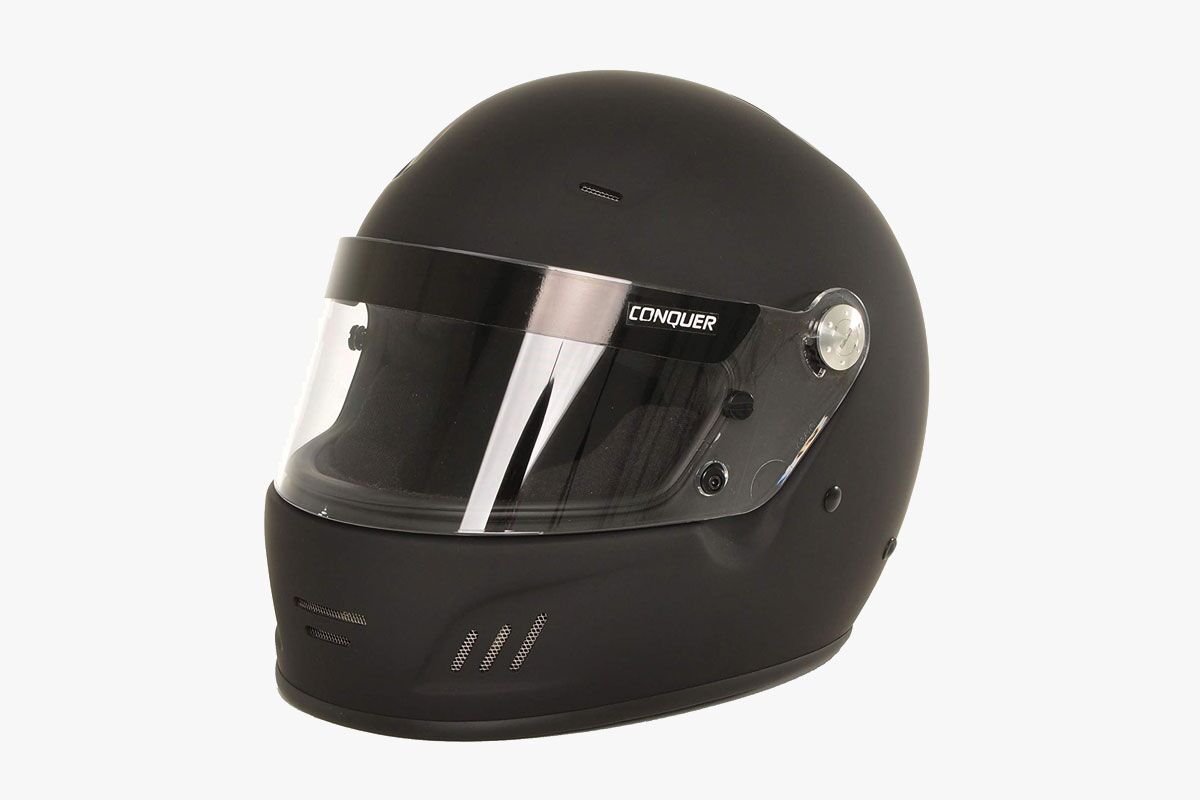 RaceQuip 273996 Flat Black X-Large PRO15 Full Face Helmet Snell SA-2015 Rated 
